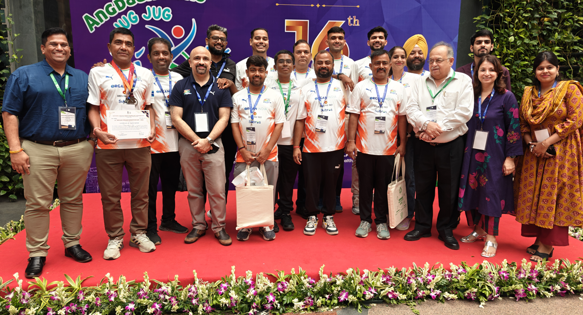 Felicitation at Indian Organ Donation Day 2026